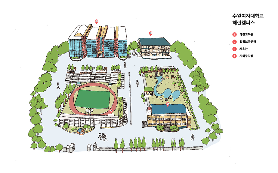 해란캠퍼스 맵