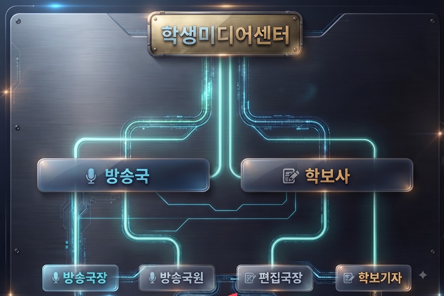 학생미디어센터 조직도
